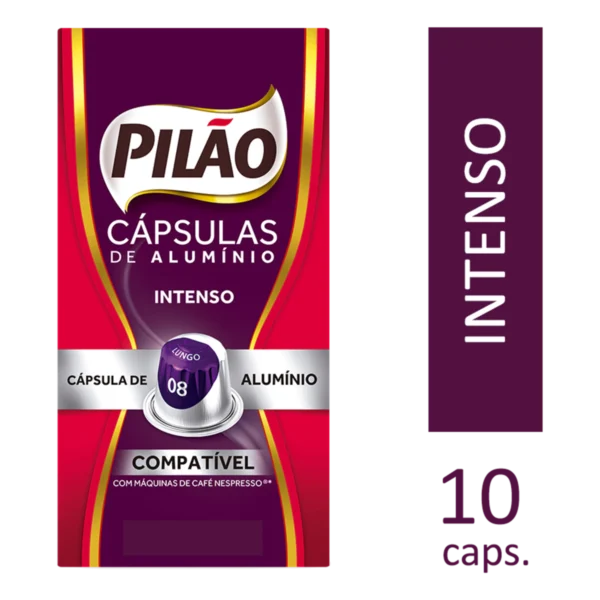 Café PILÃO Cápsula Intenso 10 unidades