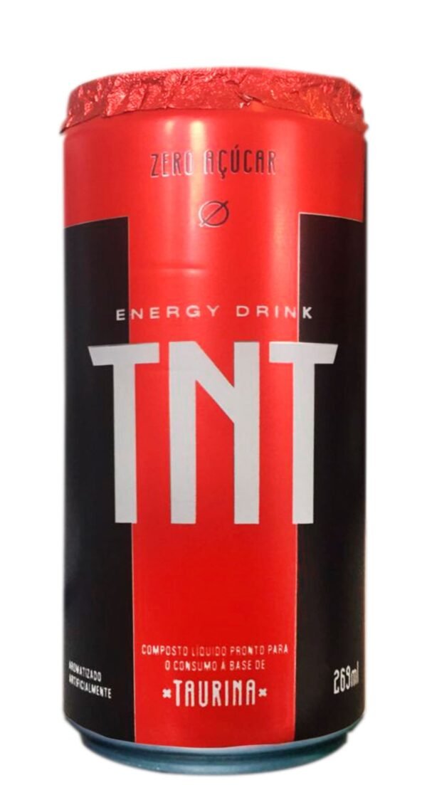 Energetico TNT Zero Açucar Lata 269 ml pack com 24 unidades