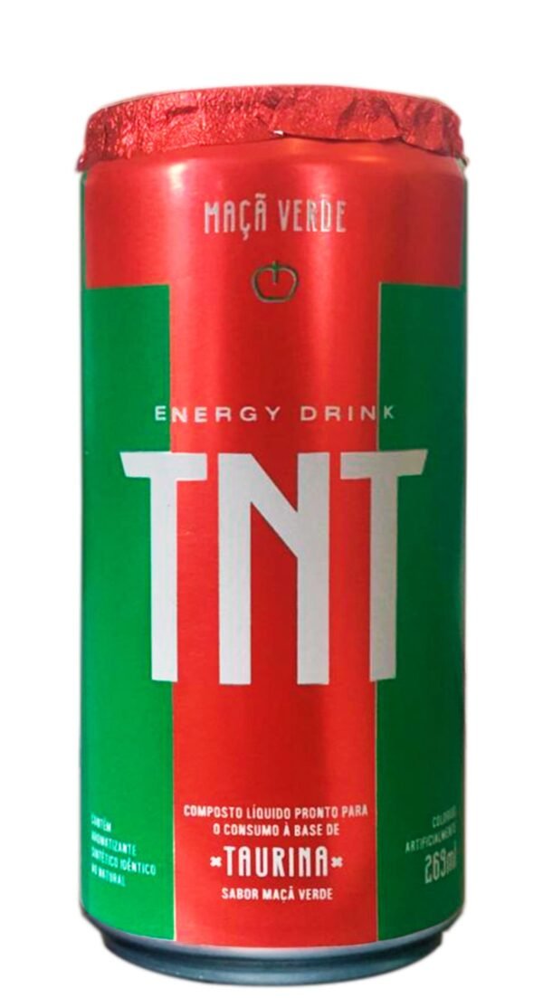 Energetico TNT Maça Verde Lata 269 ml pack com 24 unidades