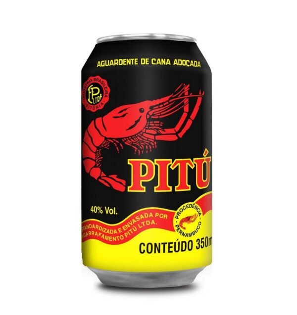 Cachaça Pitu Lata 350 ml PCT C/ 12