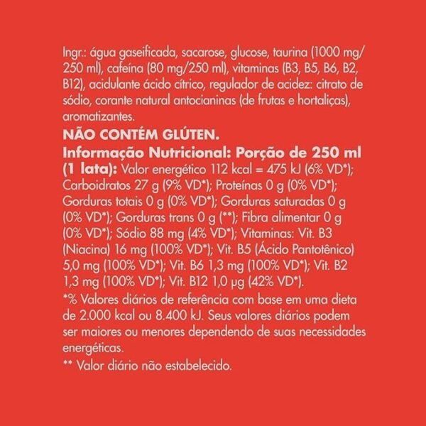 Pack de 4 Latas Red Bull Energético, Melancia, 250 ml - Image 2