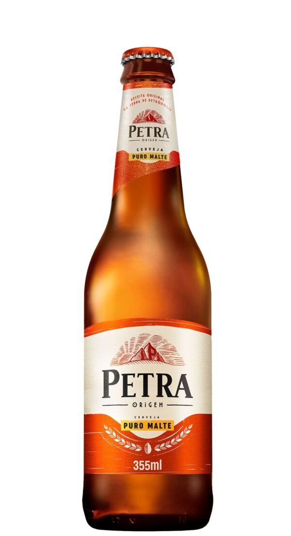 Cerveja Petra Puro Malte Long Neck 355ml pack com 12 unidades