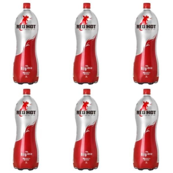 Energético Red Hot 2L Fardo c/6 Unidades